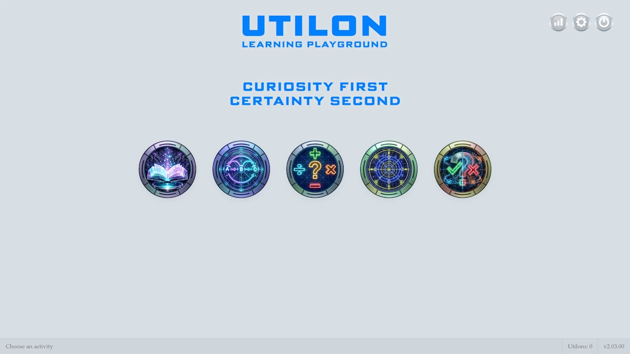 UTILON learning playground preview